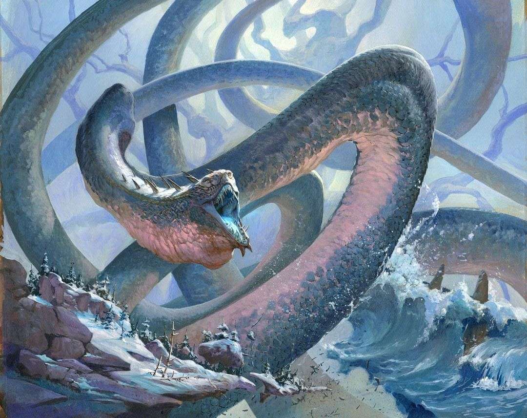 Морска змия онлайн пъзел