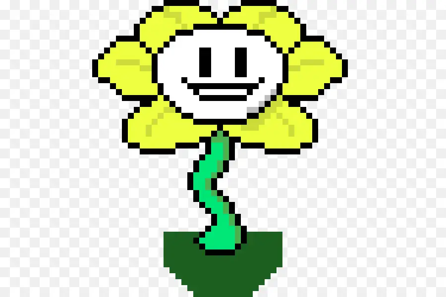 Undertale Flowey Pixel Art