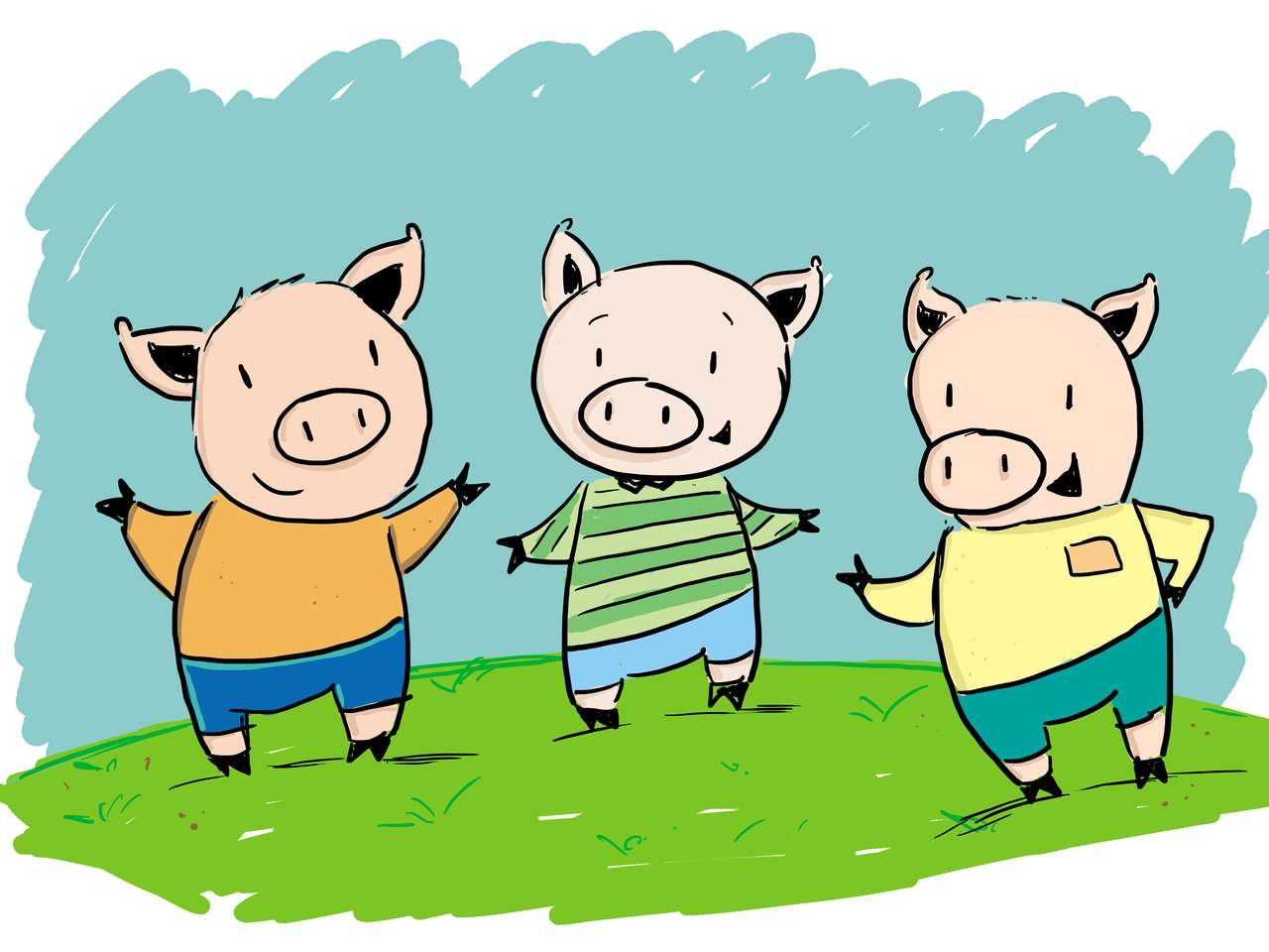 ANIMATED PORKS jigsaw puzzle online