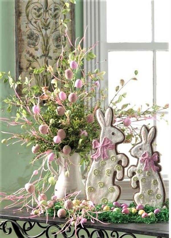 Easter Easter decoration in the room online puzzle
