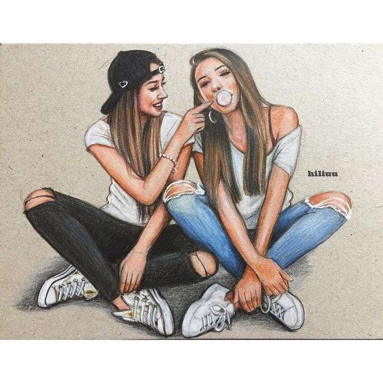 BFF sisters online puzzle