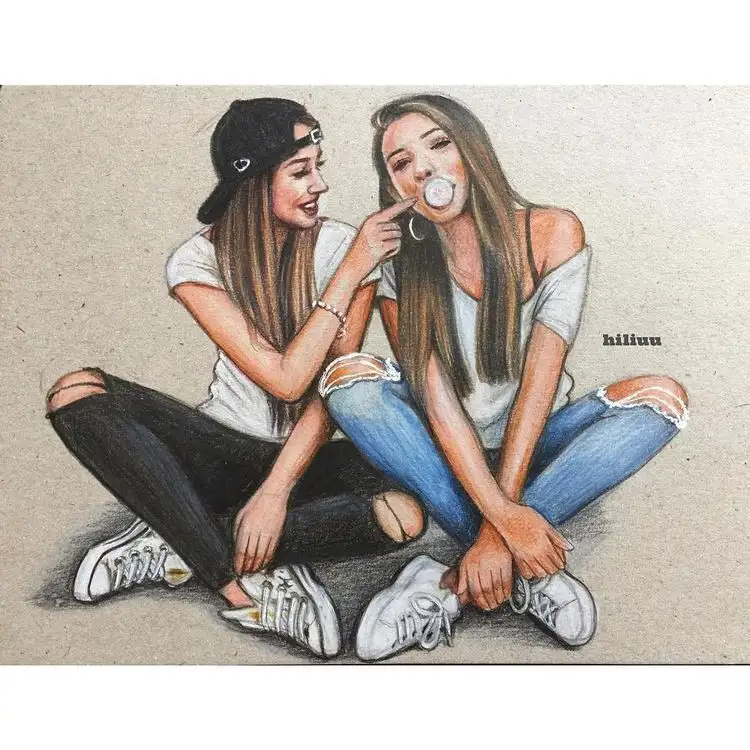 Desenho BFF - puzzle online