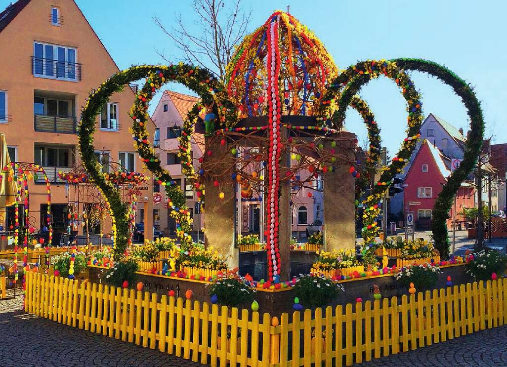 Fontaine de Pâques à Söflingen puzzle en ligne
