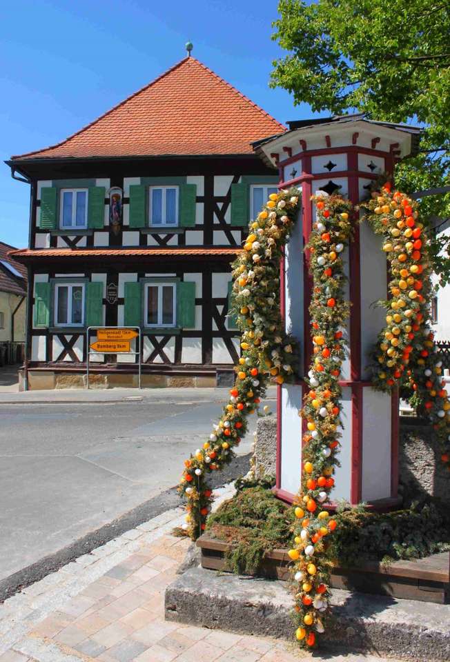 Fontaine de Pâques Amlingstadt puzzle en ligne