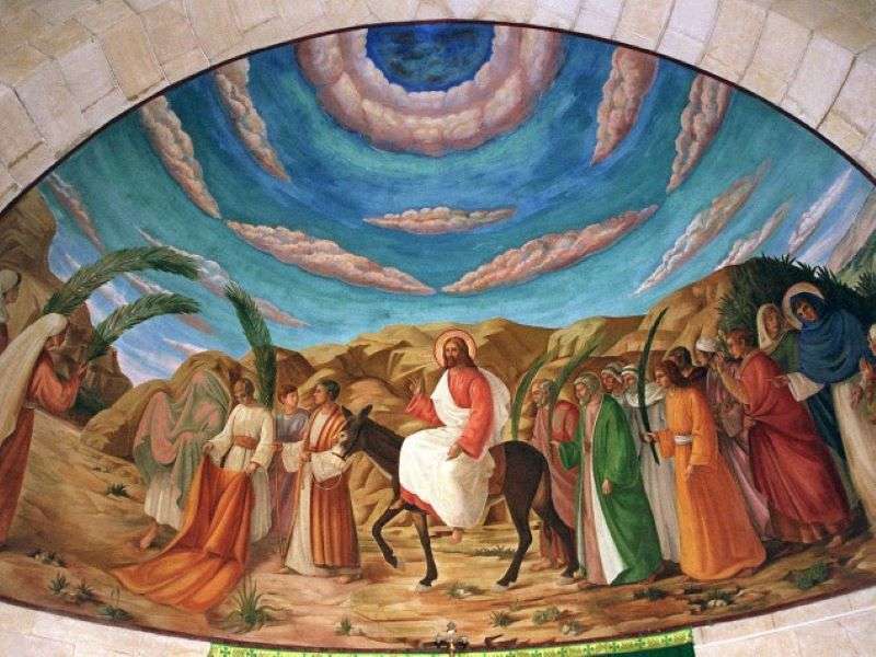 Entrada do Domingo de Ramos em Jerusalém puzzle online
