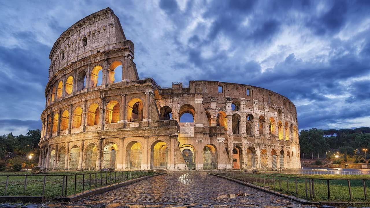 Römisches Kolosseum Online-Puzzle