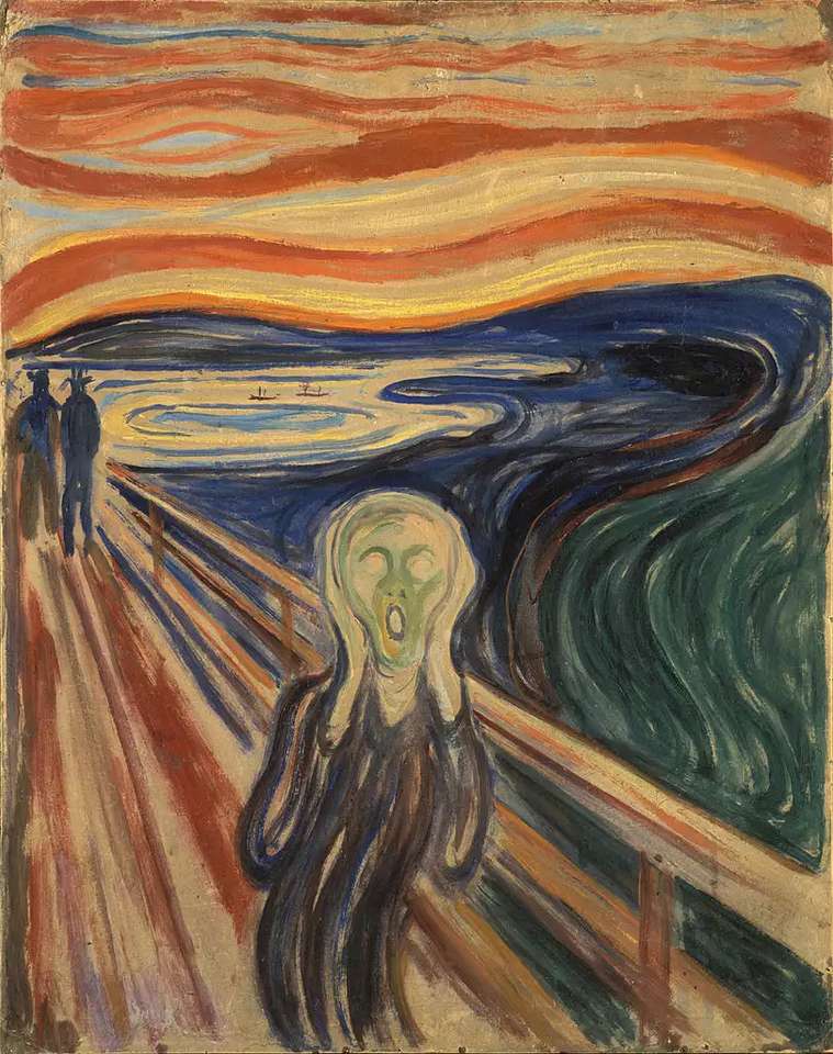 O GRITO - EDVARD MUNCH puzzle online
