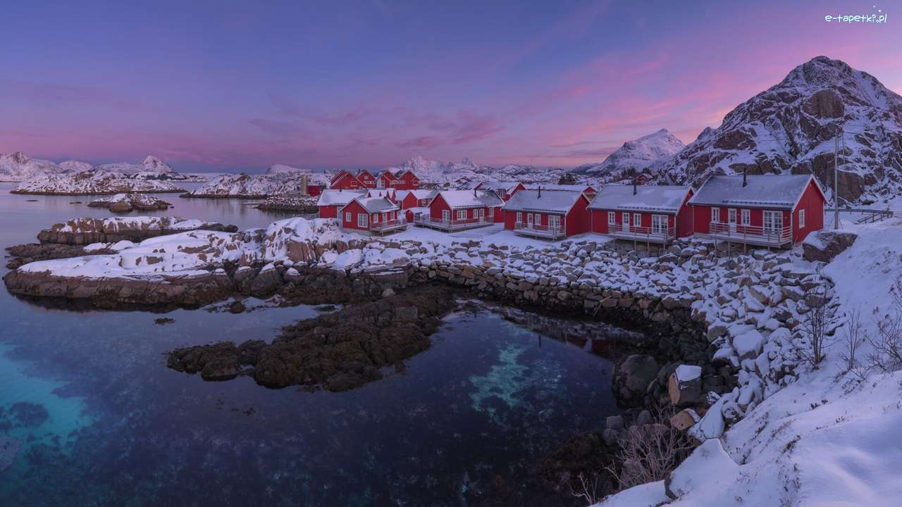 Lofoten Islands, Norsko online puzzle