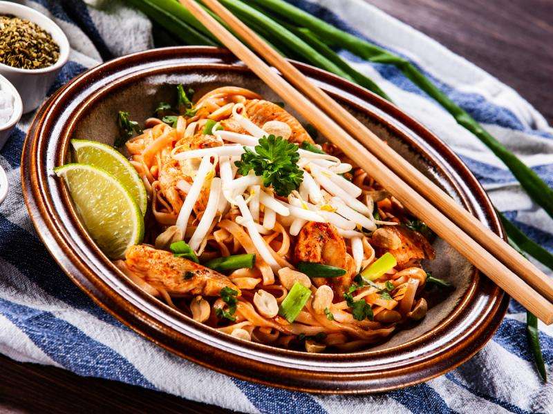 thajské jídlo skládačky online