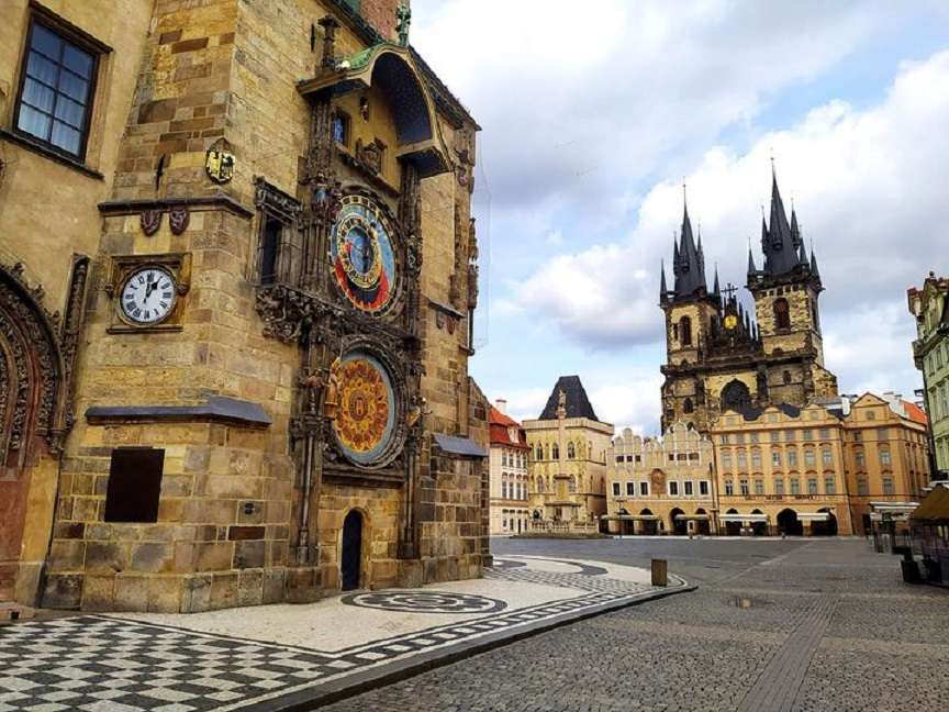 Prague without tourists. online puzzle