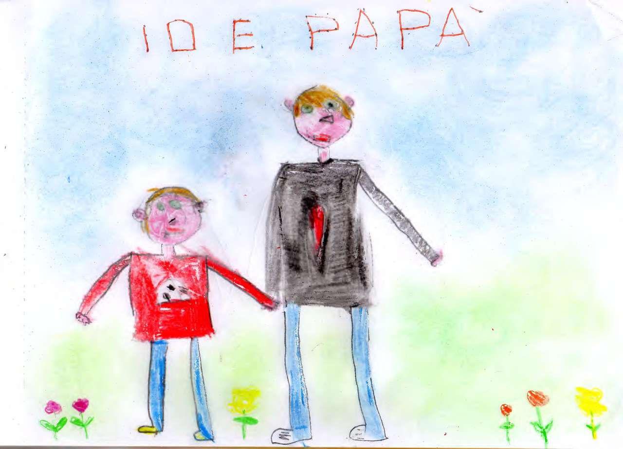 Gabriele en zijn vader legpuzzel online