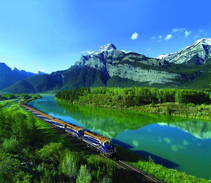 Railway route through the world jigsaw puzzle online
