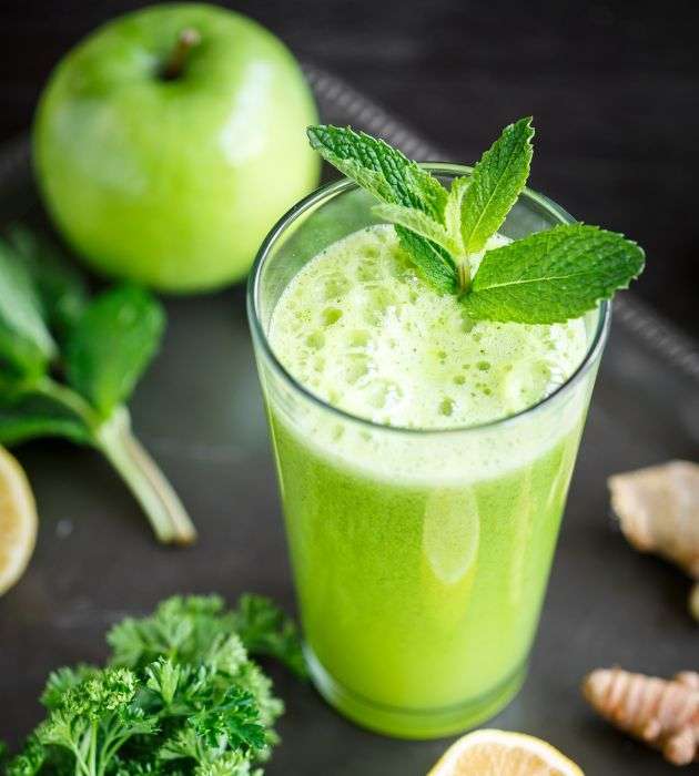grön cocktail Pussel online