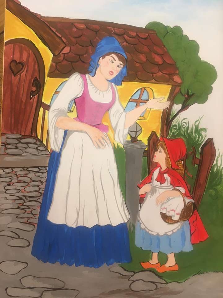 Little Red Riding Hood - Scena din basm povesti puzzle online