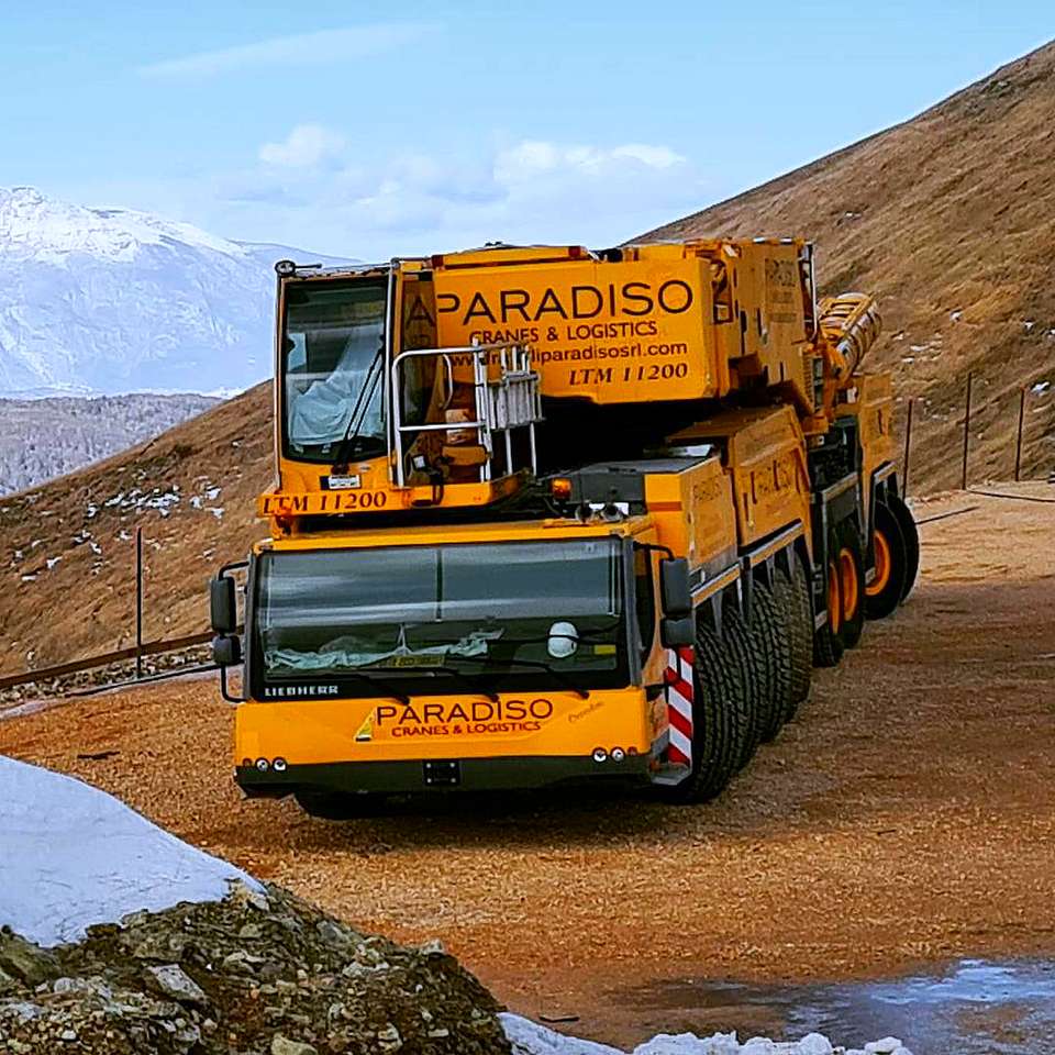 Construction site in the Alps jigsaw puzzle online