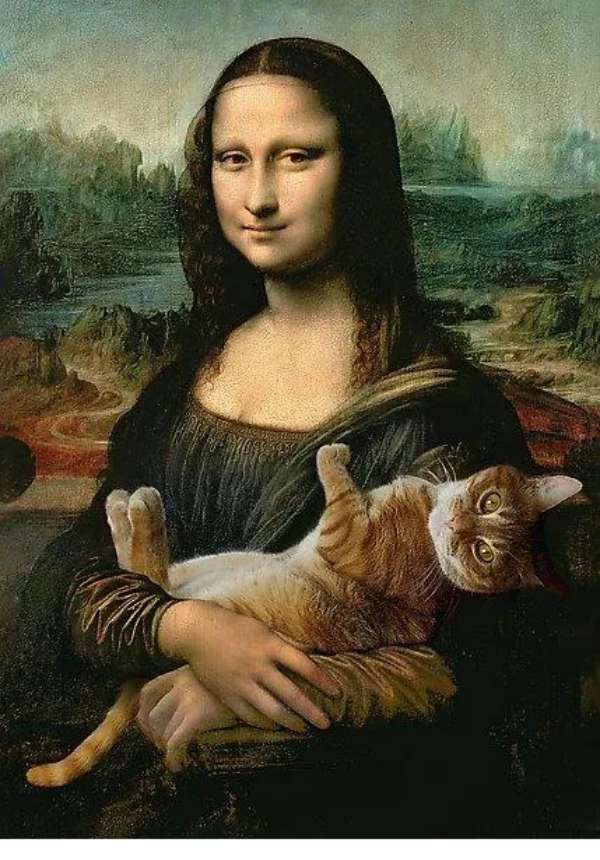 Мона Лиза онлайн пъзел