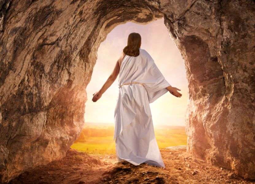 Ressurreição grave de Páscoa de Jesus puzzle online