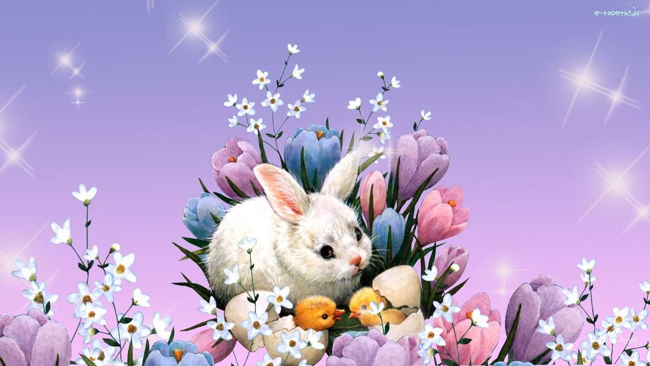 Velikonoční obrázek skládačky online