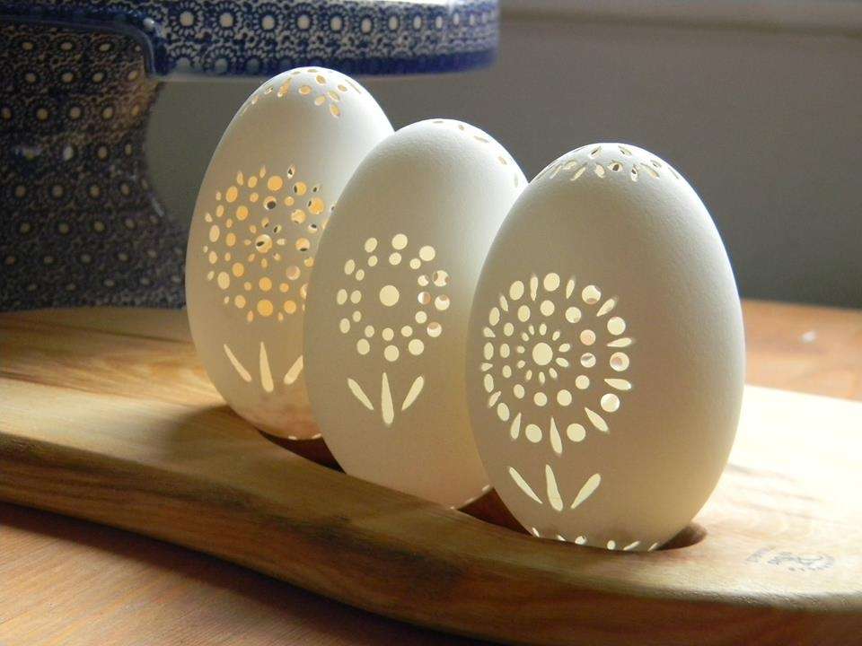 Nyitott húsvéti tojások kirakós online
