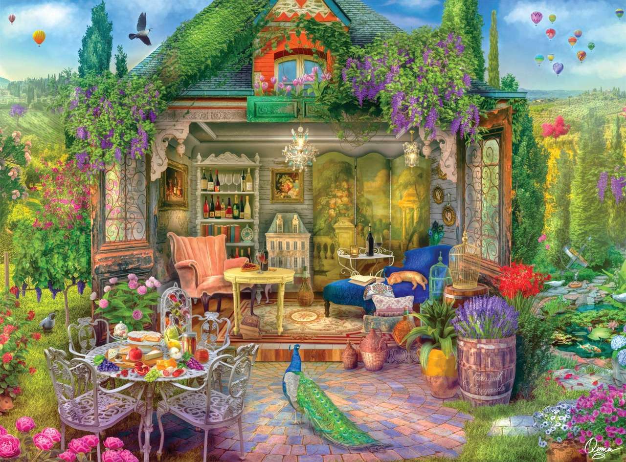 Grădină de vară jigsaw puzzle online