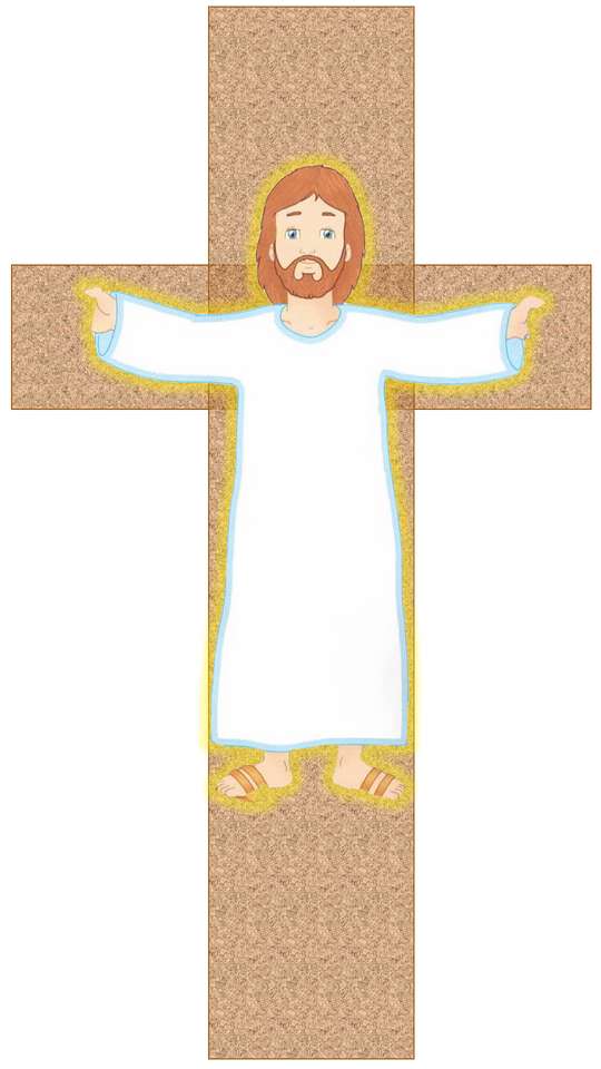 Jesus on the cross online puzzle