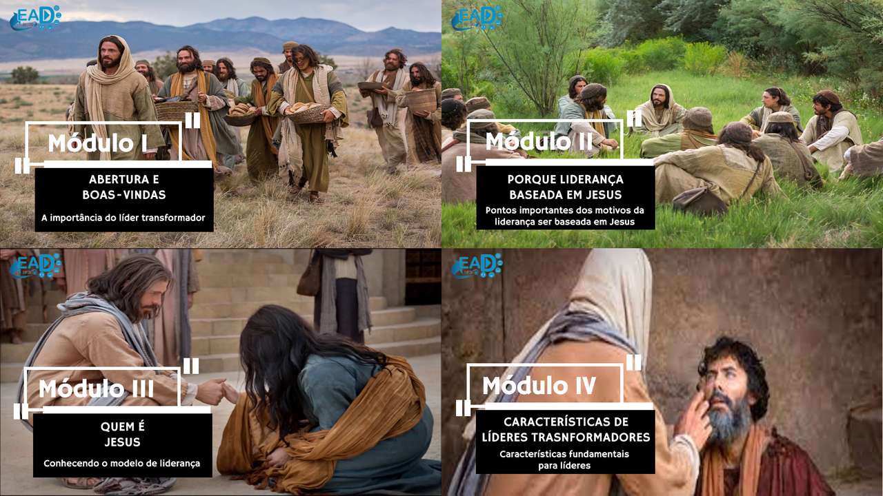 Научете се да водим с ученията на Исус онлайн пъзел