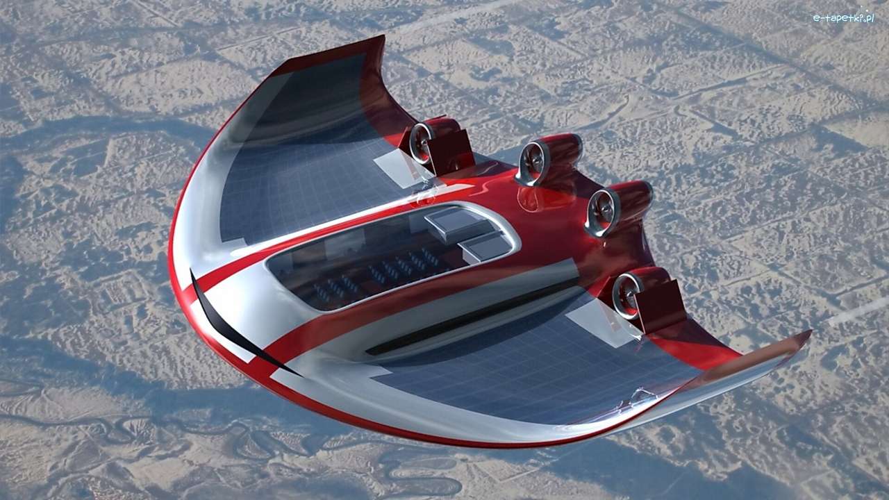 Безпилотен самолет, прототип онлайн пъзел
