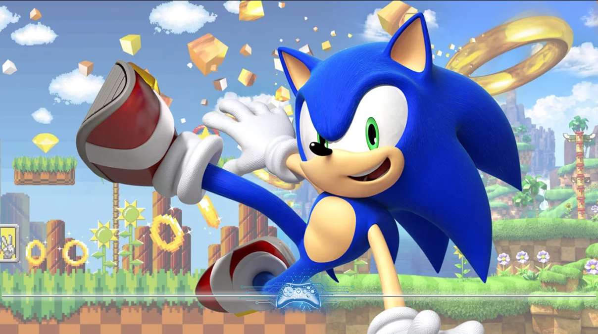 Sonic und Münzen Online-Puzzle