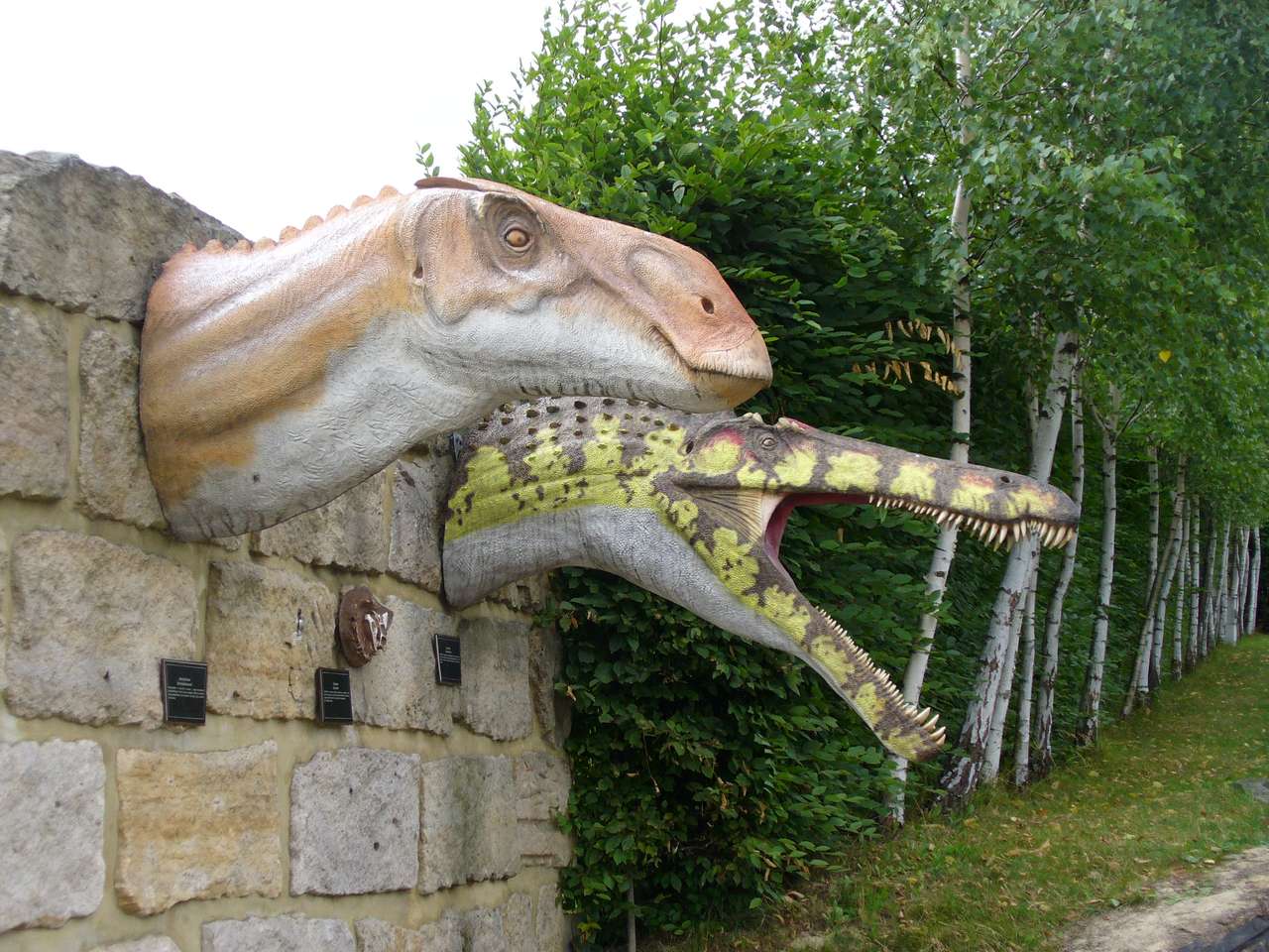Κεφαλές δεινοσαύρων παζλ online
