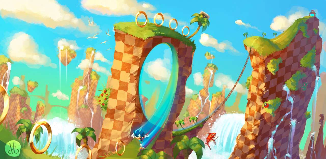 Green Hill Zone by MakeshiftKaz on Newgrounds