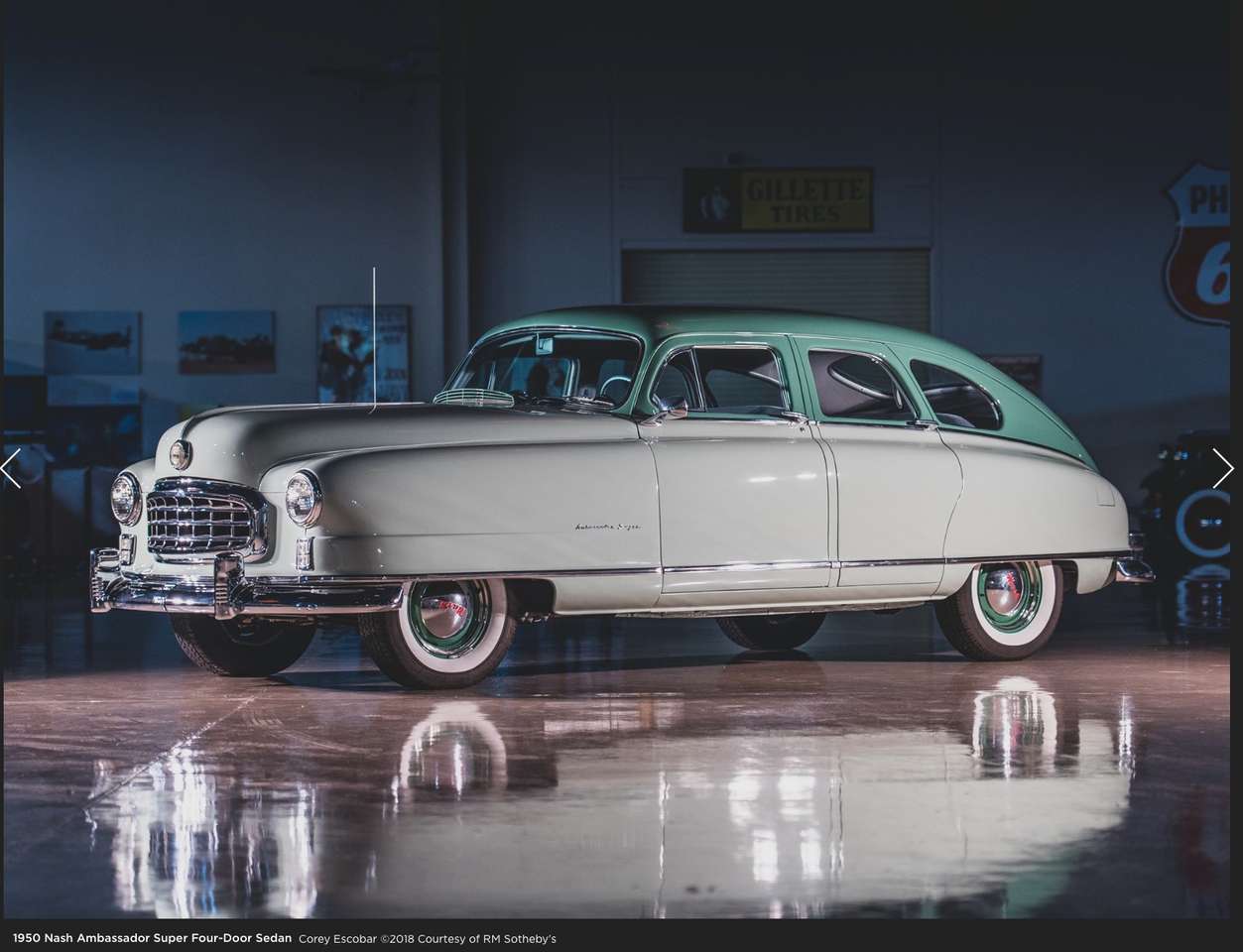 Супер чотиридверний седан Nash Ambassador 1950 року онлайн пазл