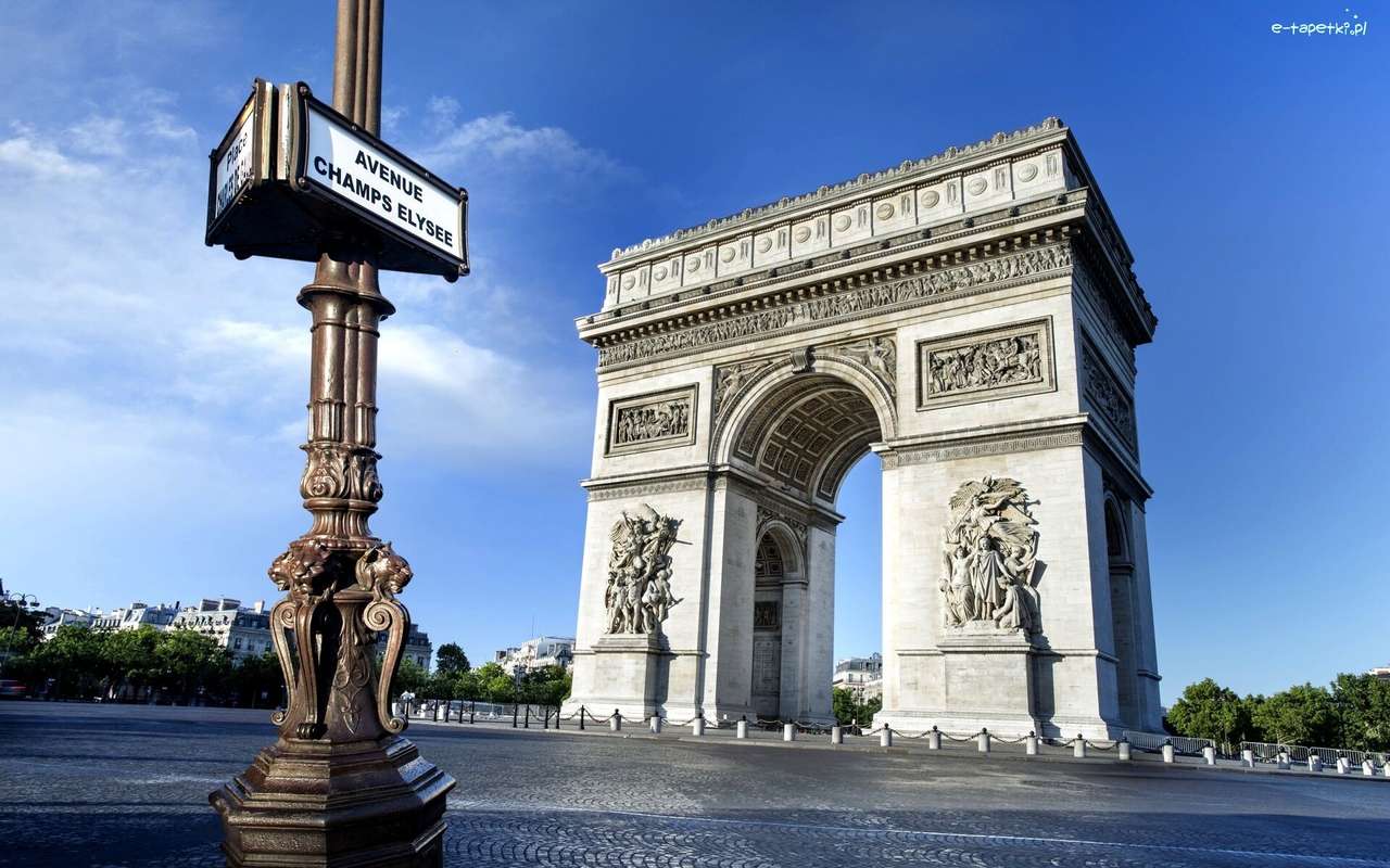 Arc Triumphal - París rompecabezas en línea