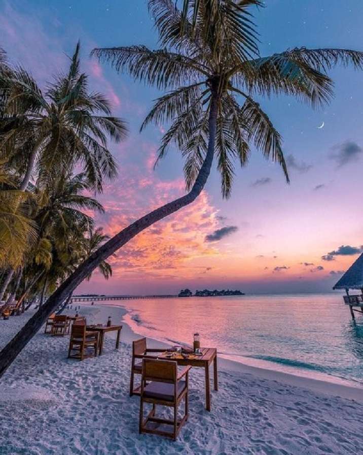 Maldiverna. pussel på nätet