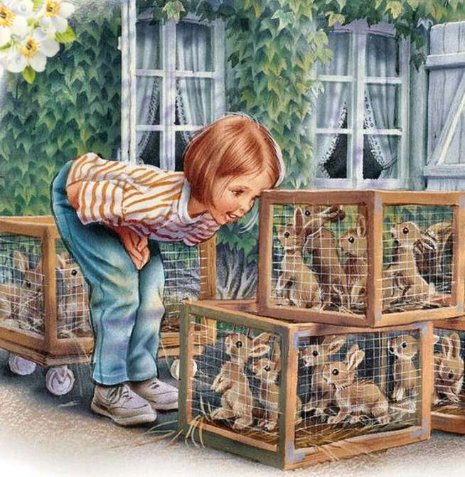 Eliberați iepurii mici. puzzle online