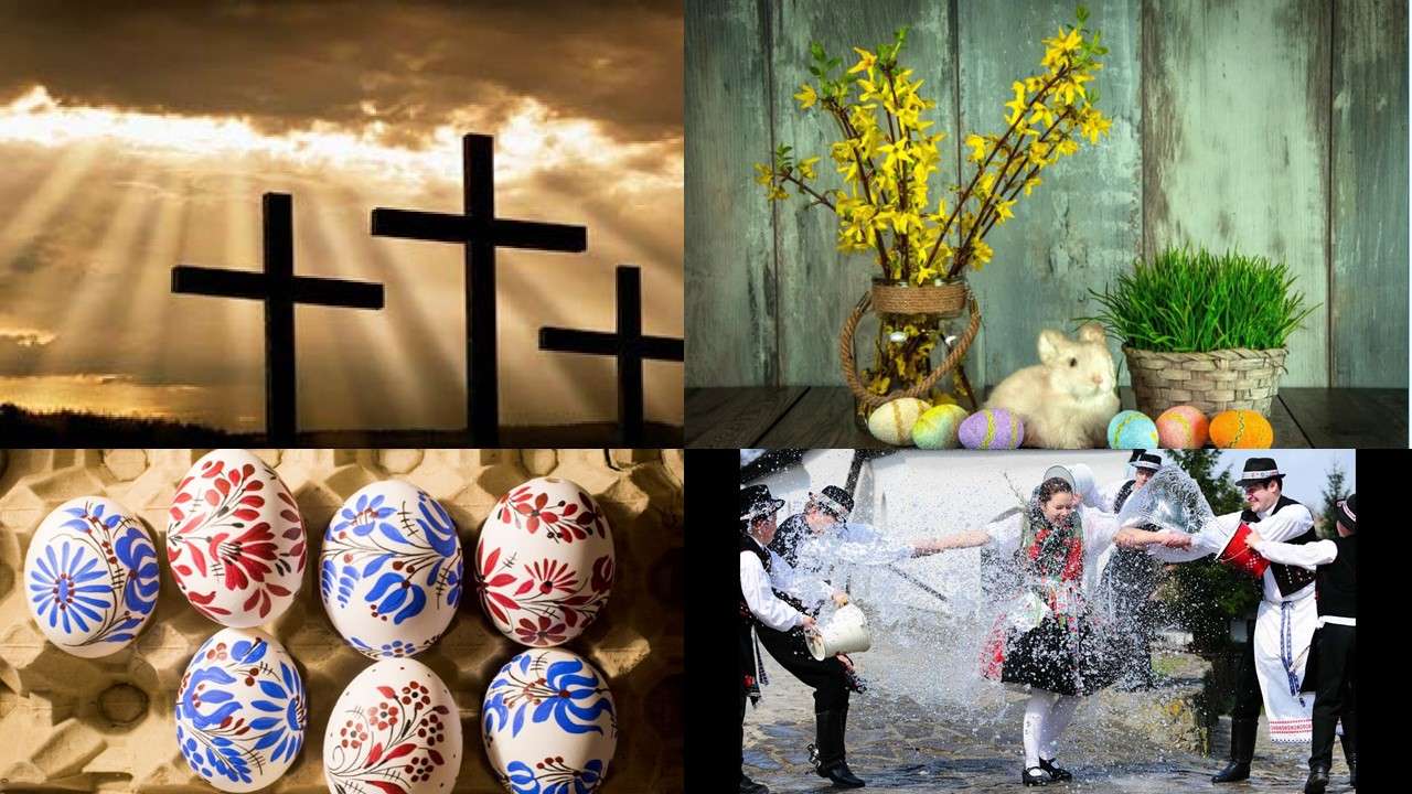 Traditions de Pâques, habitudes puzzle en ligne