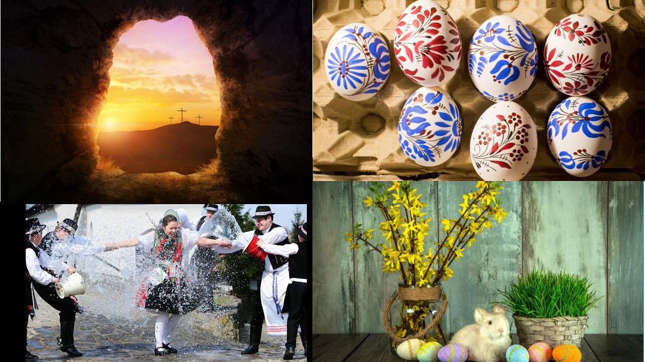 Ostern religiöser Urlaub (Symbole, Traditionen) Puzzlespiel online