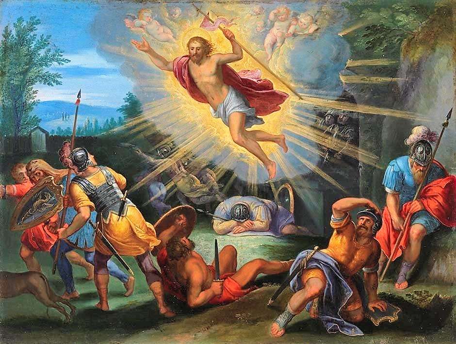Пасхальное воскресение Иисуса пазл онлайн