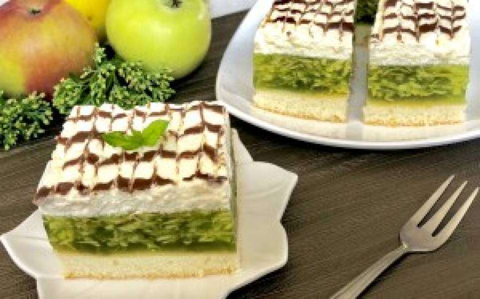 Торта зелена ябълка онлайн пъзел