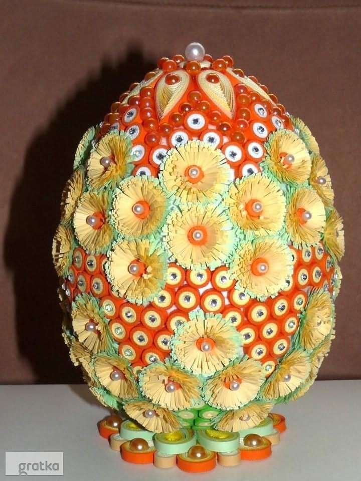 Velikonoční vajíčko - Quilling skládačky online