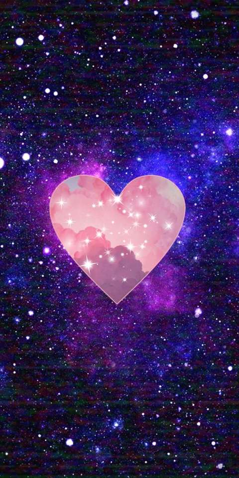 Galaxy Heart ❤️ Pussel online
