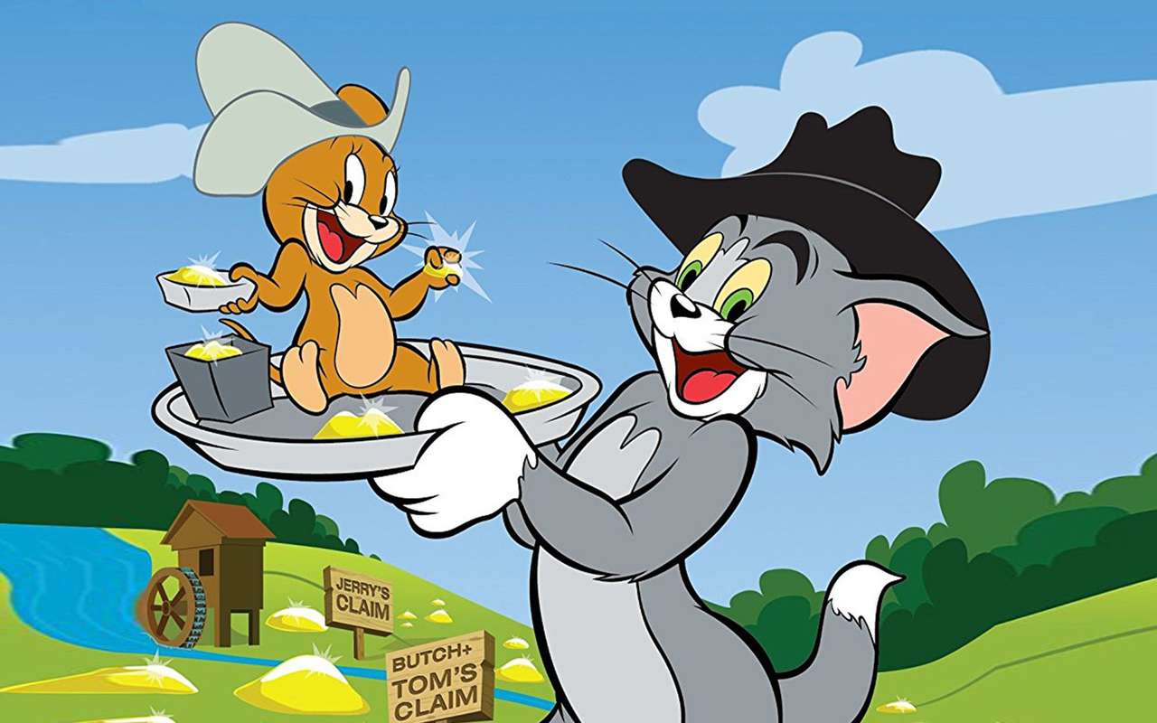 Tom si Jerry puzzle