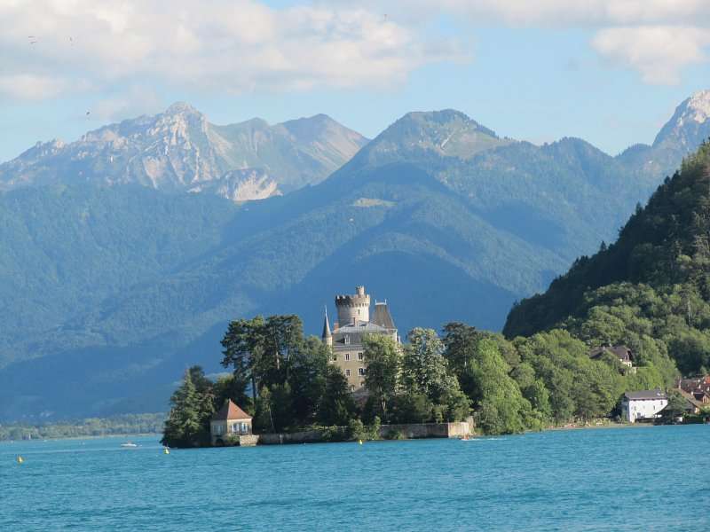 Sjön Annecy pussel på nätet