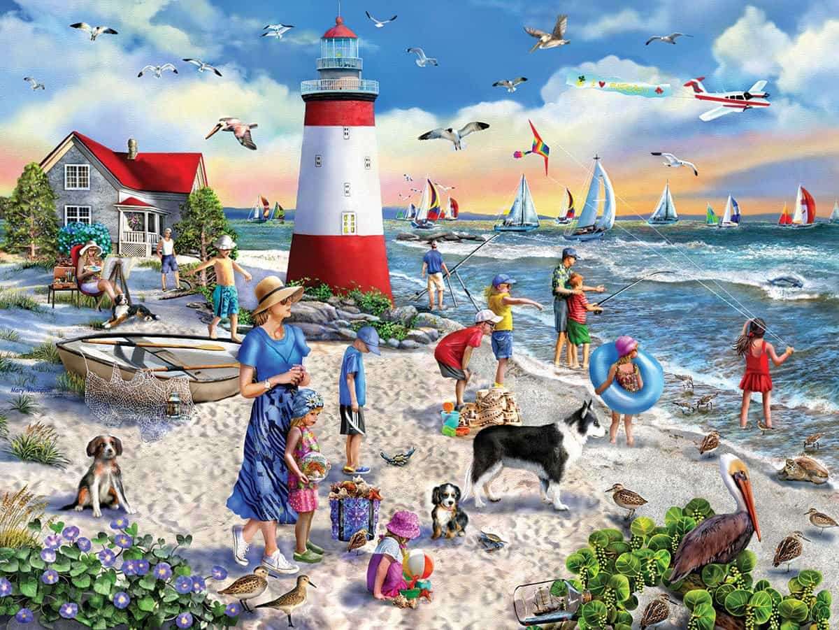 Lighthouse Beach. puzzle online