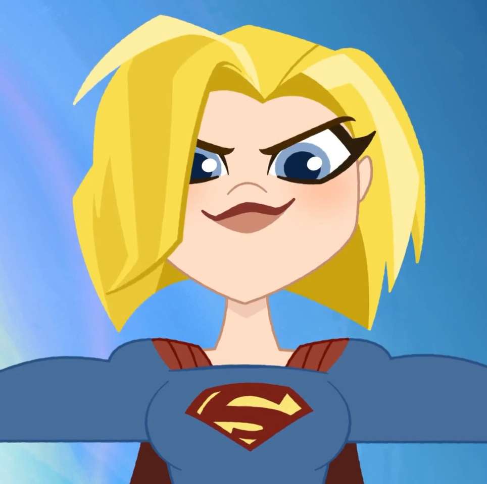 DC Superhéhero Girls-Supergirl rompecabezas en línea