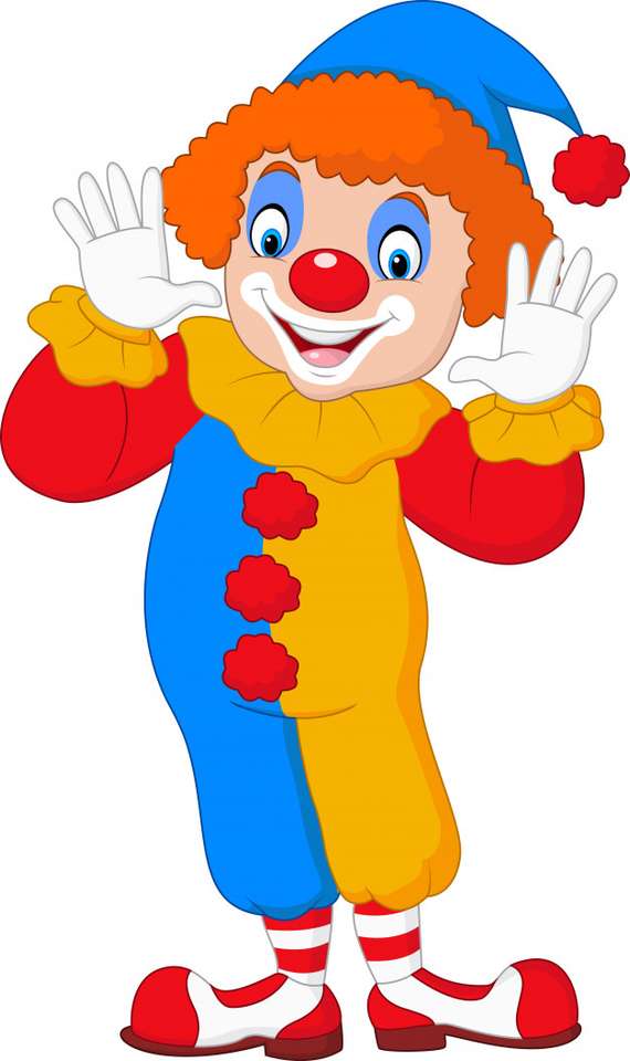 цирковой клоун пазл онлайн