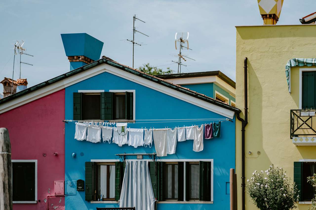 Burano - Benátky. skládačky online