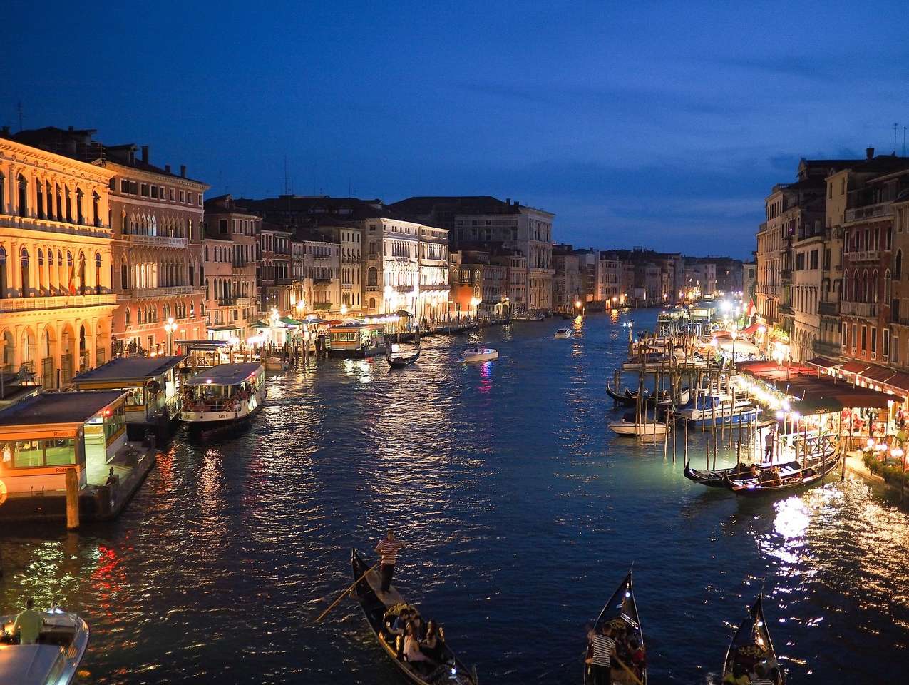Большой канал Венеции онлайн-пазл