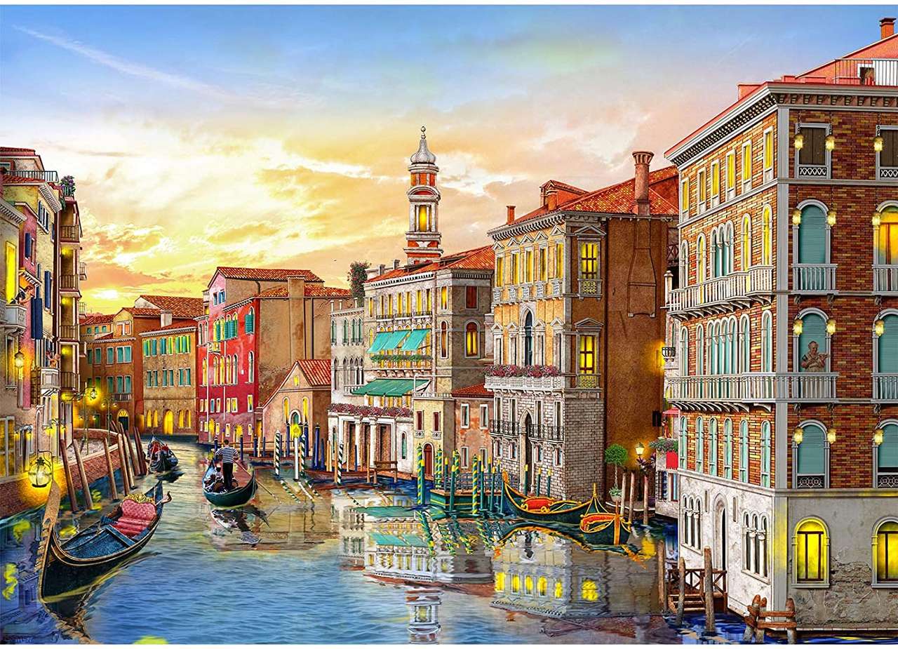 Oraș pe râu jigsaw puzzle online