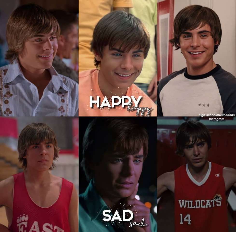 Troy Bolton Held. Online-Puzzle