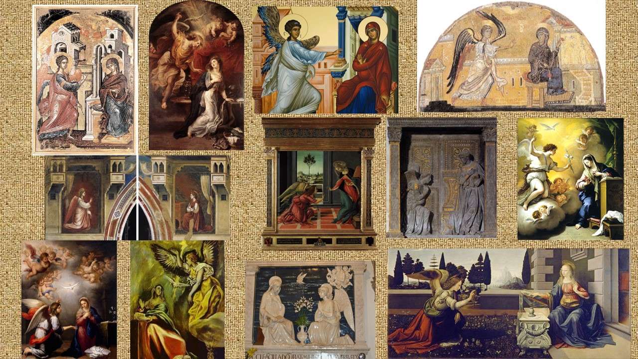 Gli evangelismi della Vergine Maria puzzle online